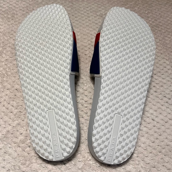 Prada Sandals Men 12 Red White Blue - Picture 2 of 7